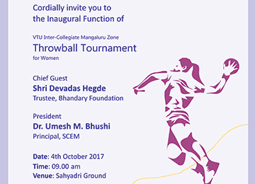 VTU Mangaluru Zone Throwball Tournament