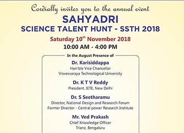 Sahyadri Science Talent Hunt – SSTH 2018