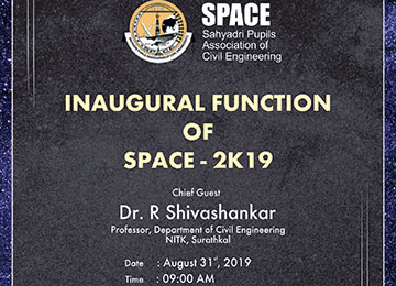 Inauguration function of SPACE 2019 