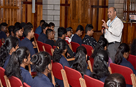 MBA Dept. hosted the UG Students of Cauvery College, Gonikoppa at Sahyadri