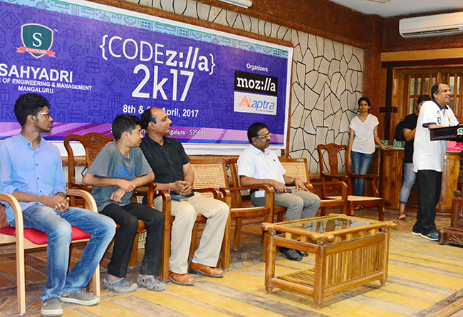 Sahyadri College of Engineering & Management - Code2kZilla 2017