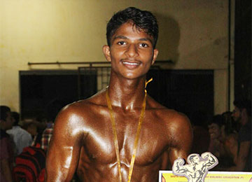 Sahyadrian achieves in Body Building