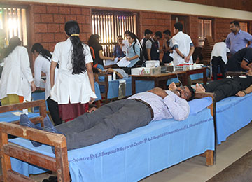  Blood Donation & Diabetes Awareness Camp at Sahyadri Campus