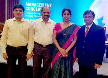 MBA Faculty attend Management Conclave in Bengaluru 