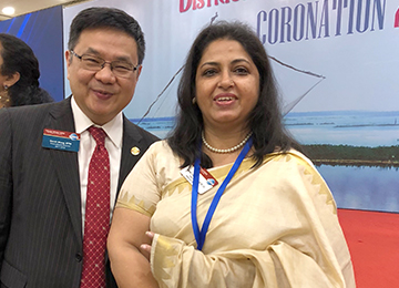 Dr. Molly Chaudhuri attends the District 92 Annual Conference of Toastmasters International “Coronation 2018”