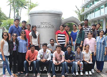  MBA students visit Royal Selangor in Kuala Lumpur, Malaysia 