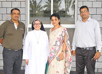  Sahyadri had the honour to host guests from the prestigious St Agnes Institutions 