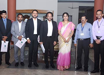  Founder Member of YES Bank visits Sahyadri 