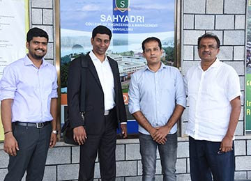 Sahyadri is graced by the visit of Mr. Subramanian Sivakumar and Mr. M. Manjunath