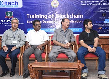 Sahyadri holds One Day Training on Blockchain 