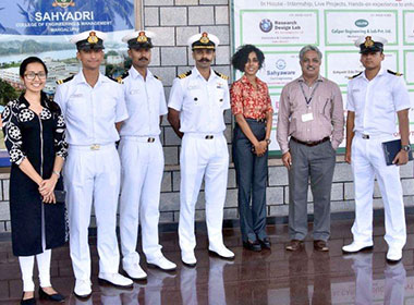 Indian Coast Guard (ICG) visits Sahyadri