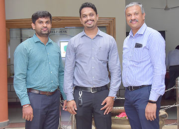 Director of Binary Systems Pvt Ltd, Mangaluru along with his Team visited Sahyadri