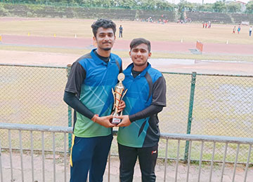 Sahyadrian secured championship in throwball tournament at district level