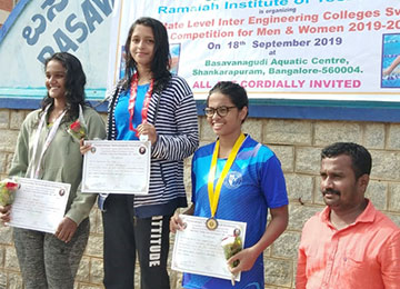 Sahyadrian won Gold and Silver Medals in State Level VTU competition 