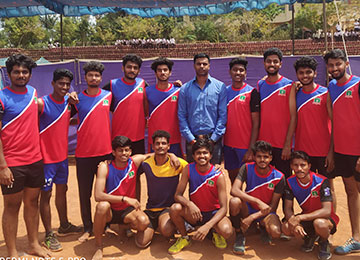 Sahyadri Boys’ Team achieves in VTU Inter Collegiate Mangaluru Zone Volleyball Tournament organised by VCET, Puttur 