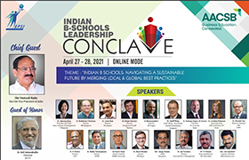 MBA Faculty Members attend ‘Indian B-Schools Leadership Conclave 2021’
