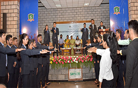 Inauguration of Sahyadri Management Students Association (SMSA) AY 2021-22