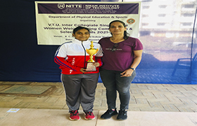 Gold Medal at VTU Inter-Collegiate Weightlifting Competition