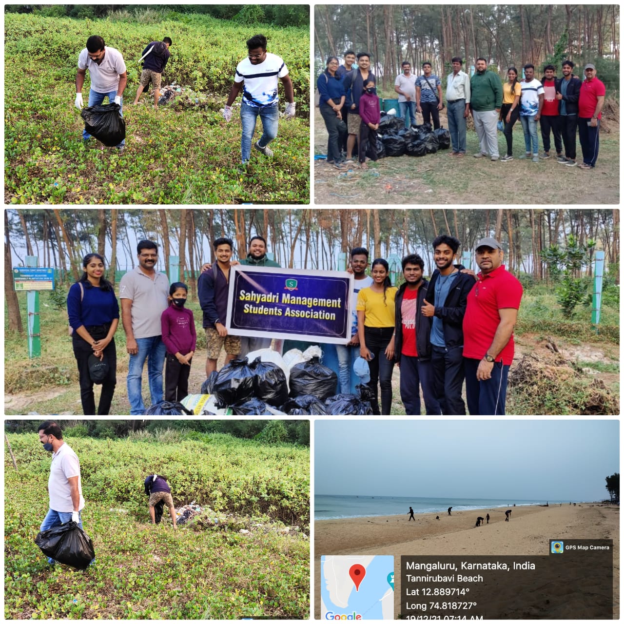 MBA Student Council organizes Beach Cleaning Activity