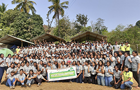 A Three-Day Outbound Training organized for MBAs at Nature Bound Sahyadri Camp, Ankola