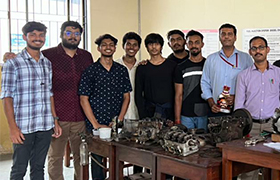 Mechanical Engineering students Win 1st and 2nd place in 'Incredia 2022' held at NMAM Institute of Technology