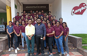 MBA Faculty and Students visit Campco Chocolate Factory, Puttur