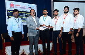 Mechanical Engineering students win the 'Best Project' Award in the 6th National Level IEEE Project Competition-2022