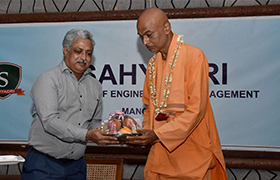 Swami Maheshathmanandaji, Ramakrishna Mutt, Goa, visits Sahyadri
