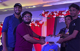 Mechanical Engineering students Win 1st place in 'Sambhram-2022', a National-Level Techno-cultural fest