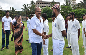 VTU Inter-Collegiate Mangaluru Zone Cricket Tournament-2022 for Men at Sahyadri Riverside Ground