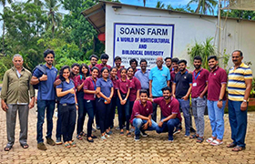 Agri-Business Field Trip: MBAs visit Soans Farm, Moodbidri