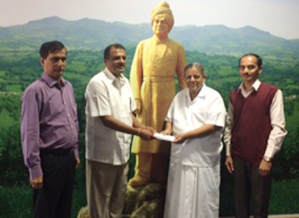 The Chairman & the Principal visit and contribute to the Yoga University,